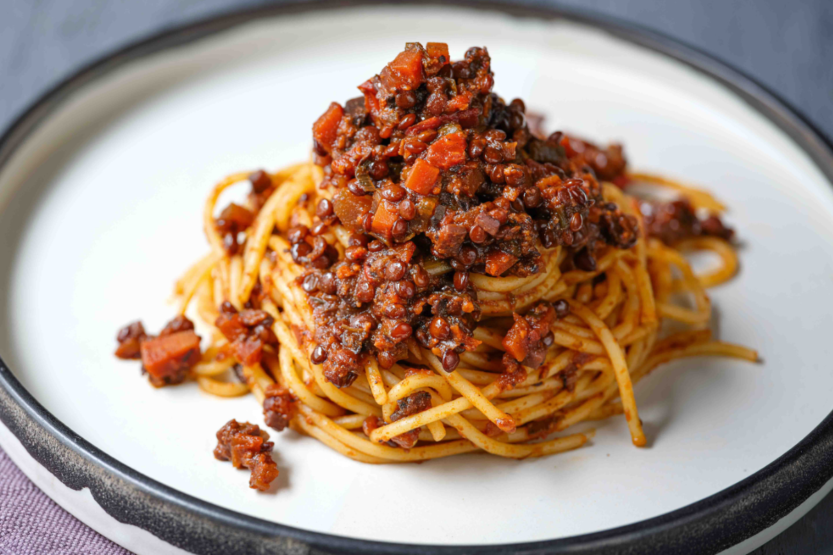 Vegane Linsenbolognese