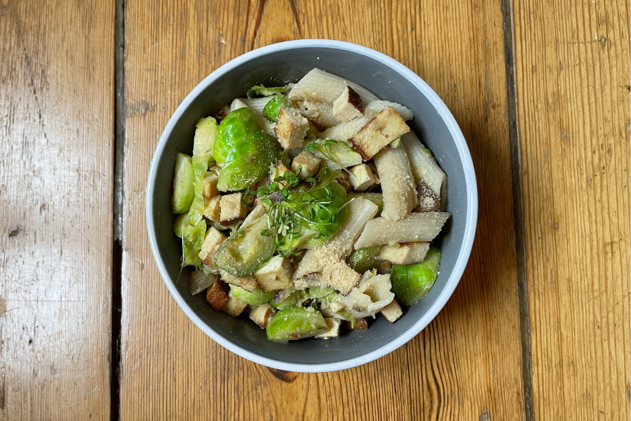 Rosenkohl-Pasta Blitz-Rezept