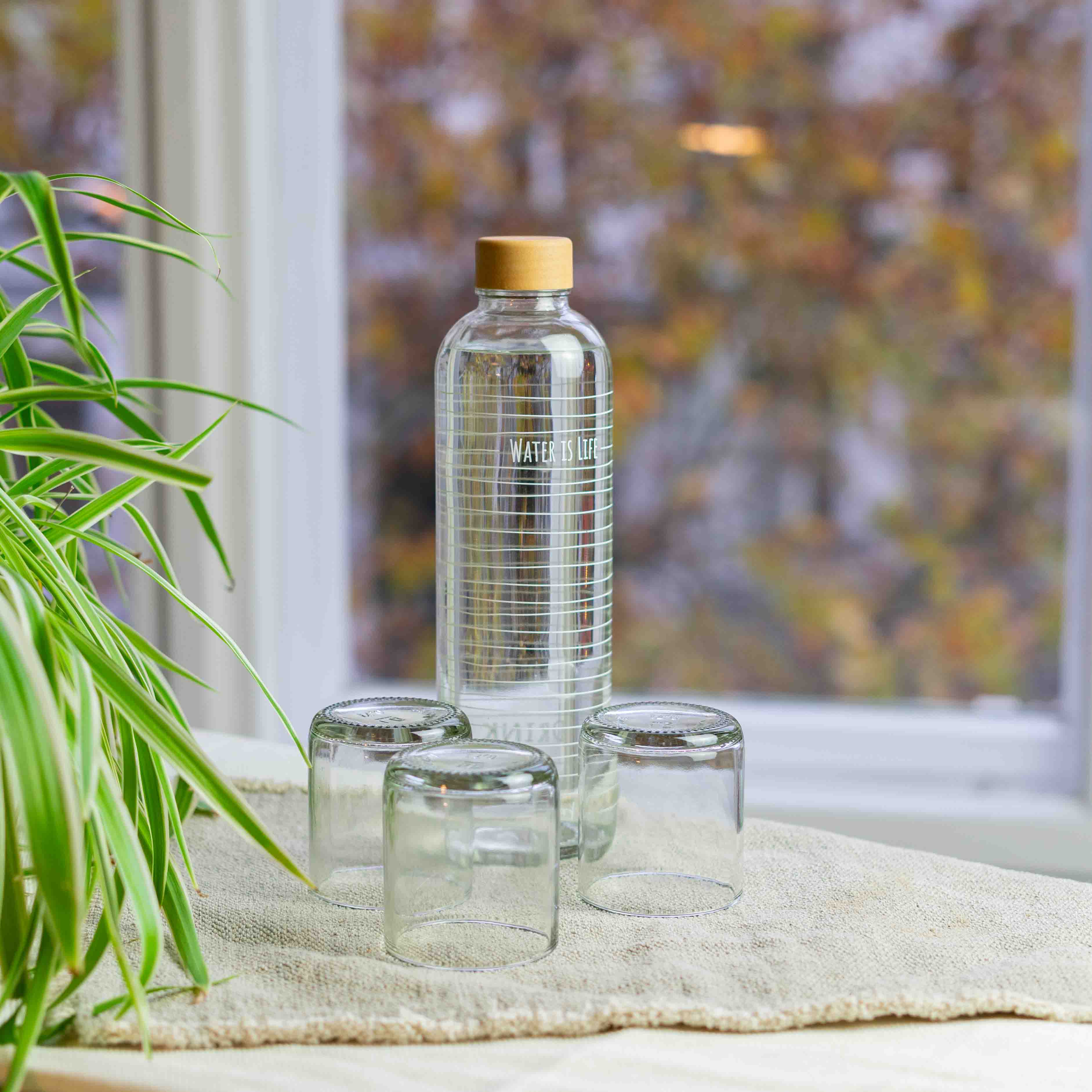 CARRY GLASS Verre à boire 300 ml lot de 2 - UPCYCLING