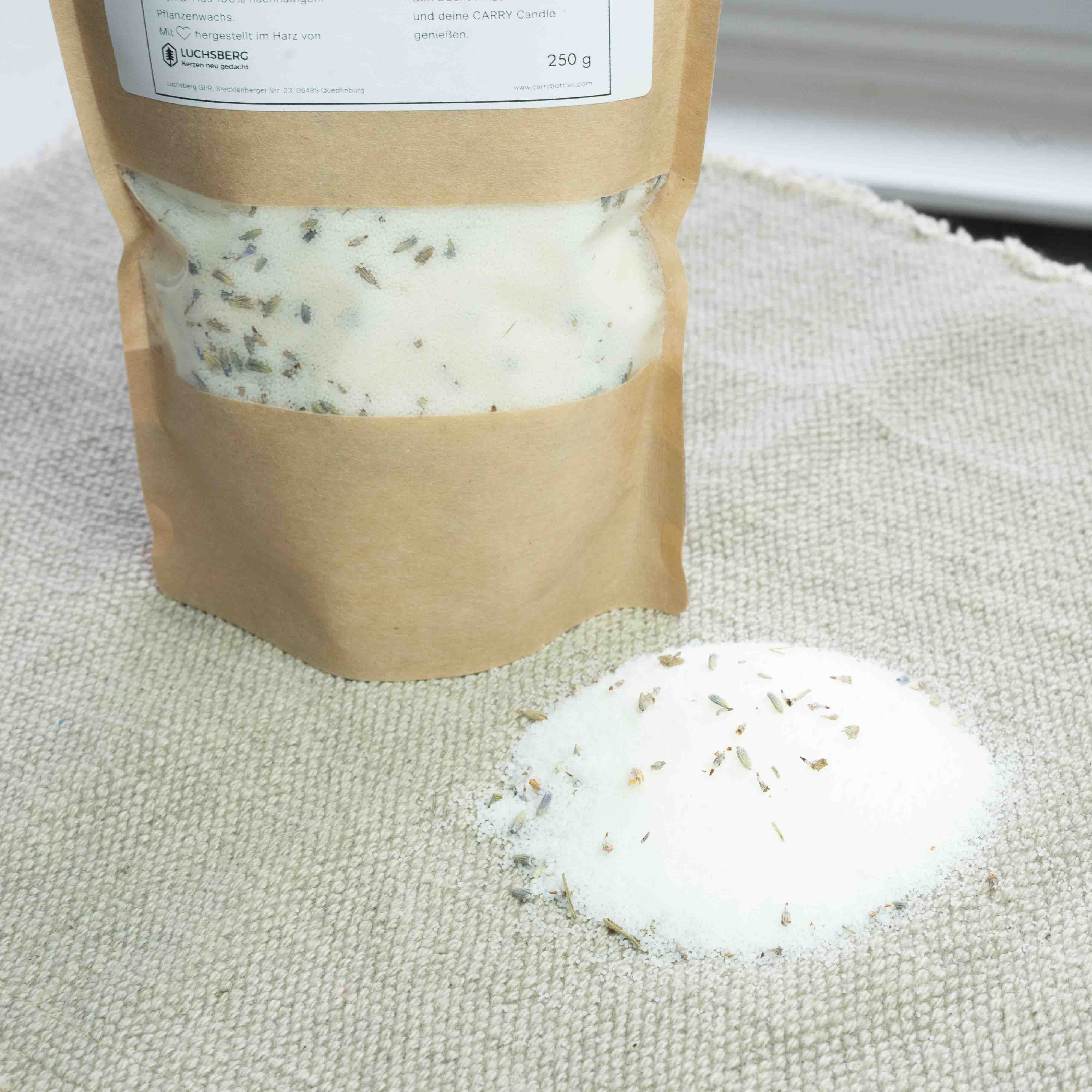 CARRY Kerzensand Nachfüllpaket - Lavendelblüte