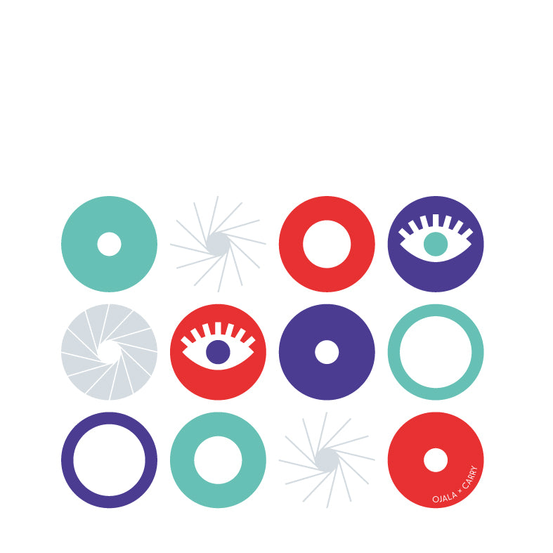 EYES OF OJALA 0,7 l Glasflasche -B-WARE