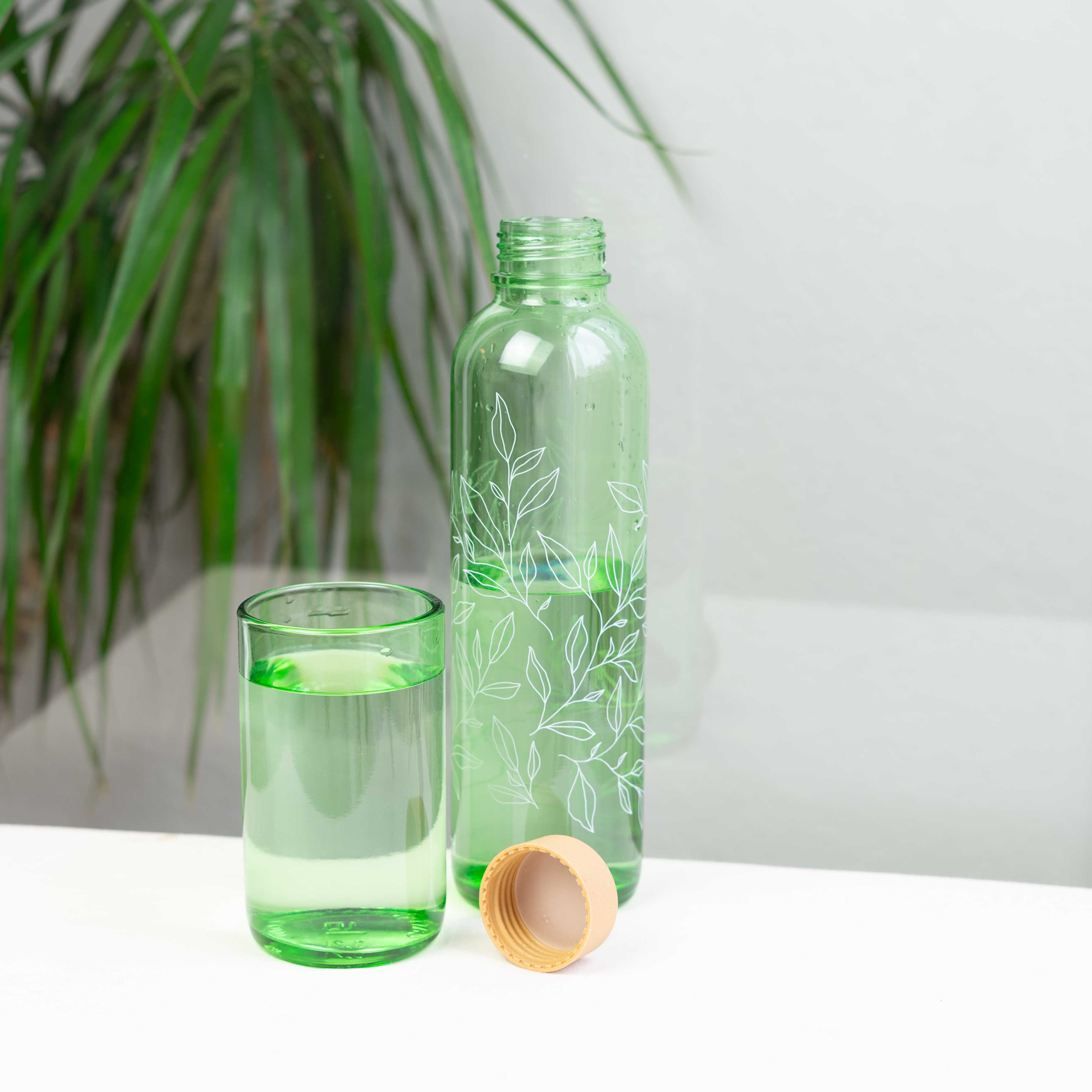 GREEN CARRY GLASS 300 ml Trinkglas 4er Set - RECYCLING