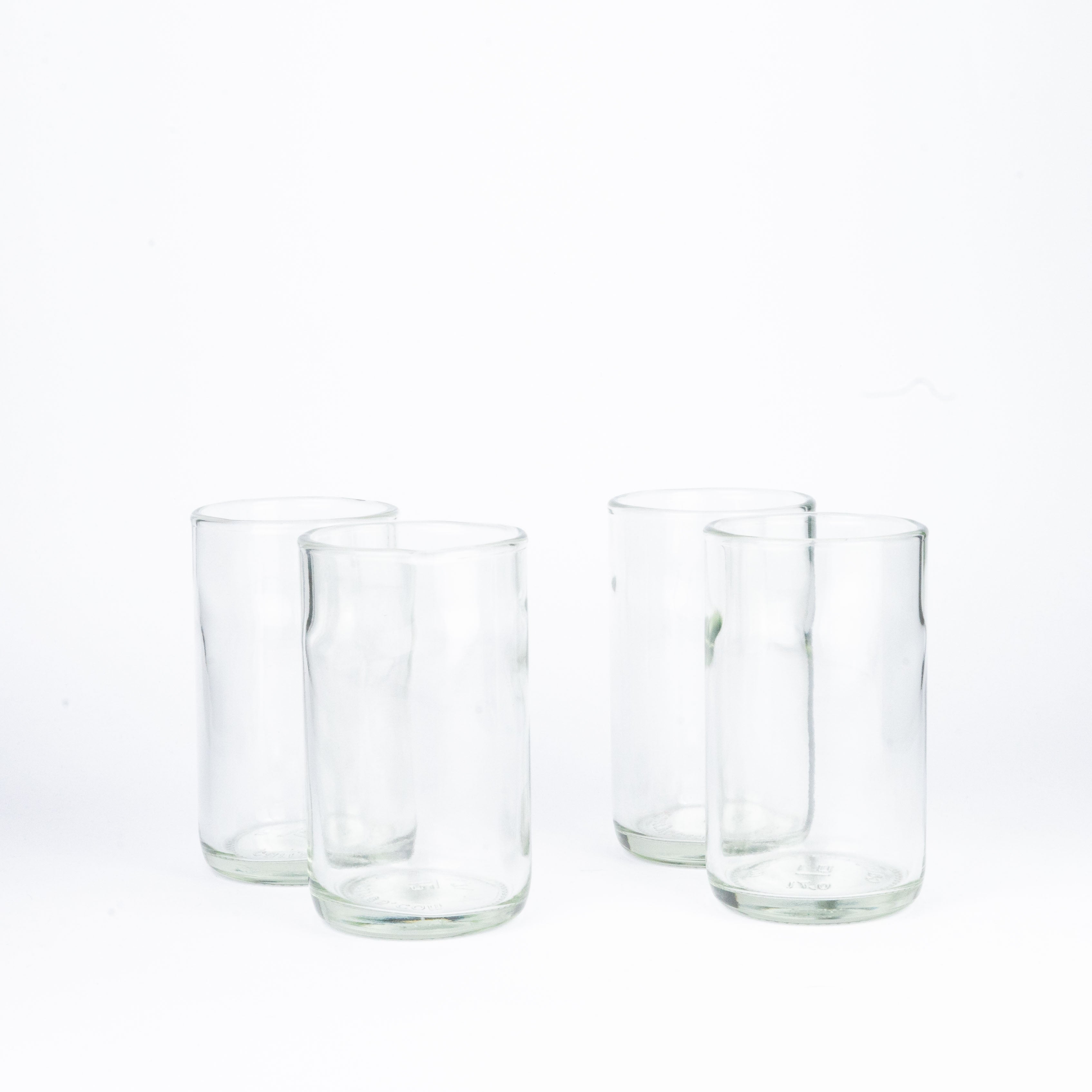 CARRY GLASS 300 ml Trinkglas 4er Set - UPCYCLING