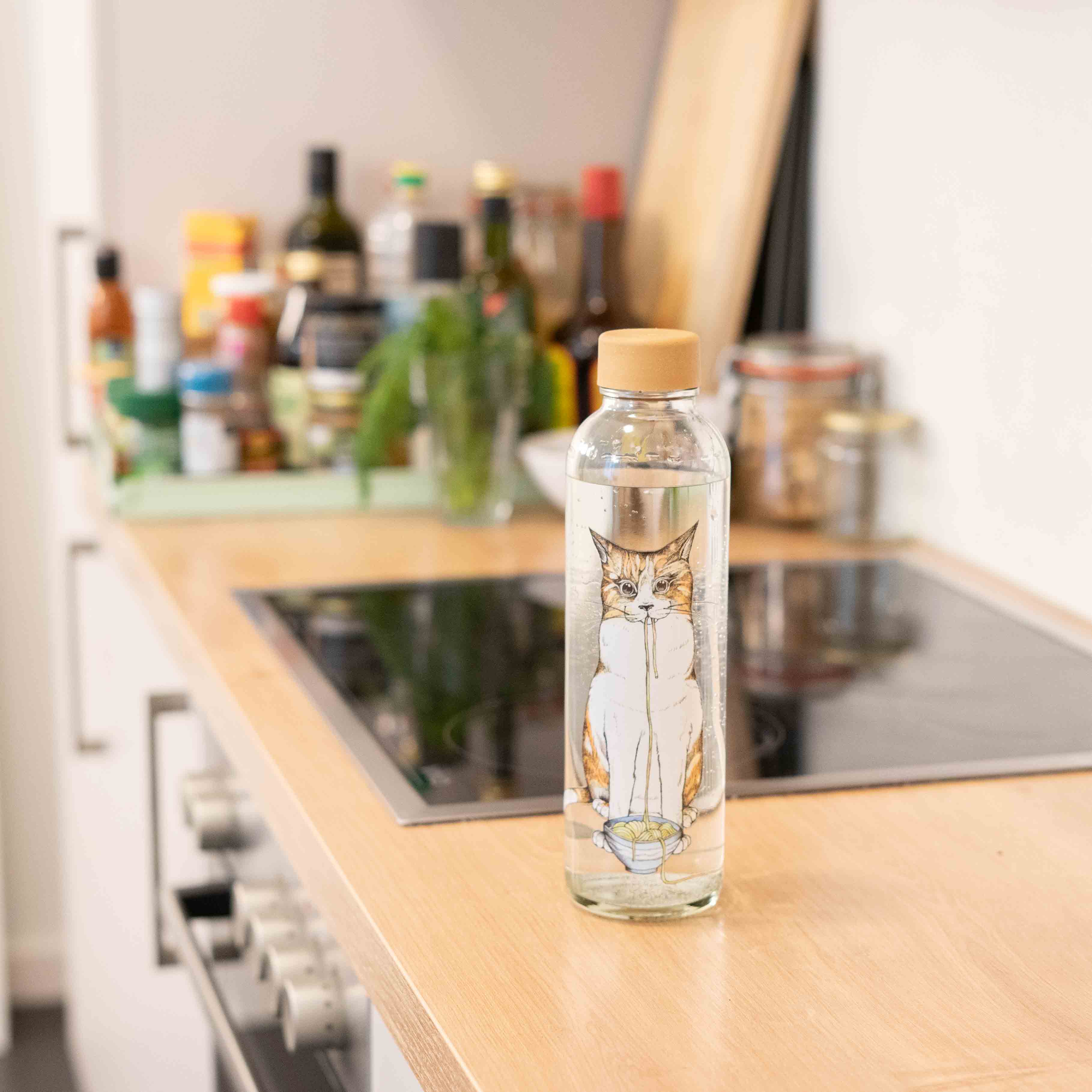 RAMEN CAT 0.7 l glass bottle