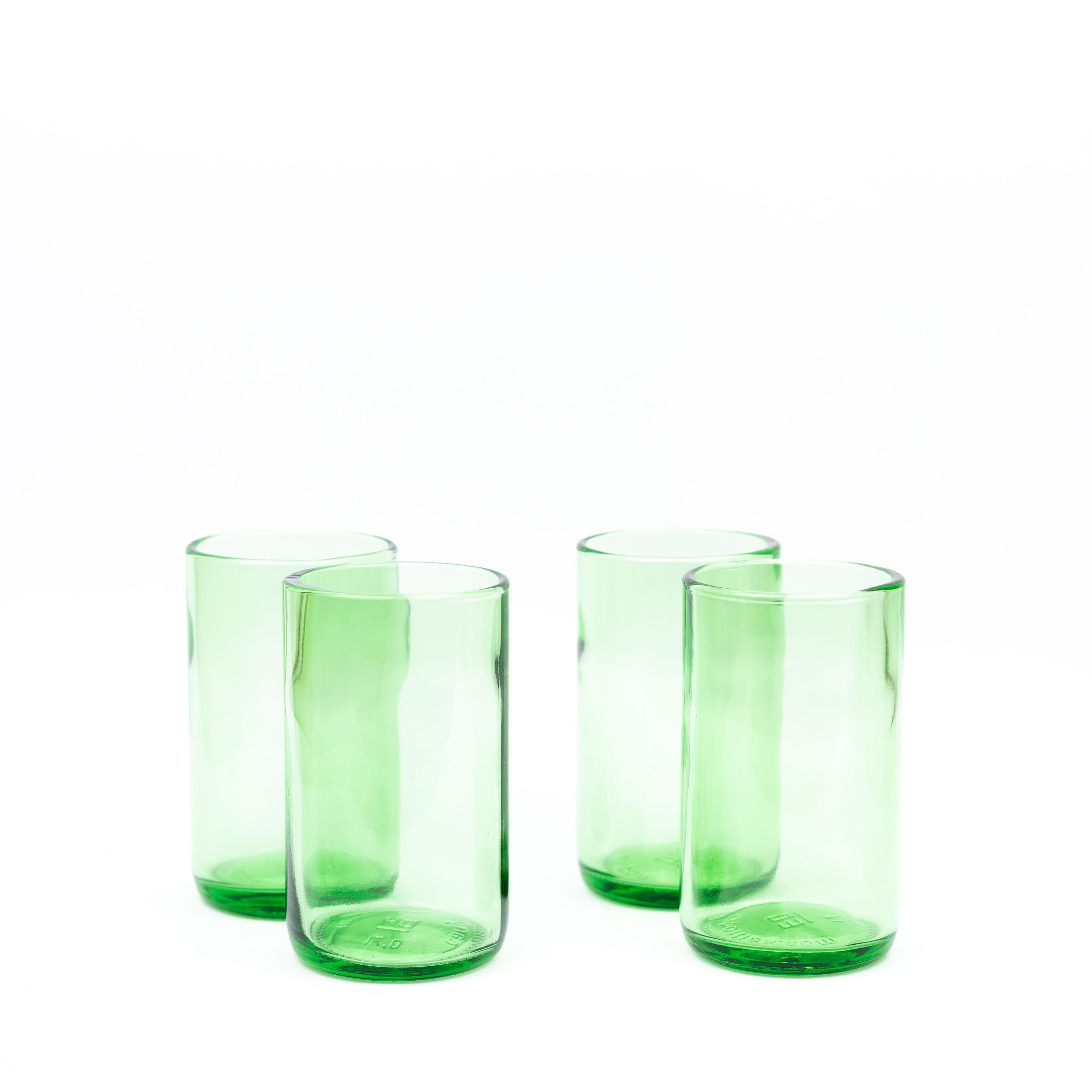GREEN CARRY GLASS 300 ml Trinkglas 4er Set - RECYCLING