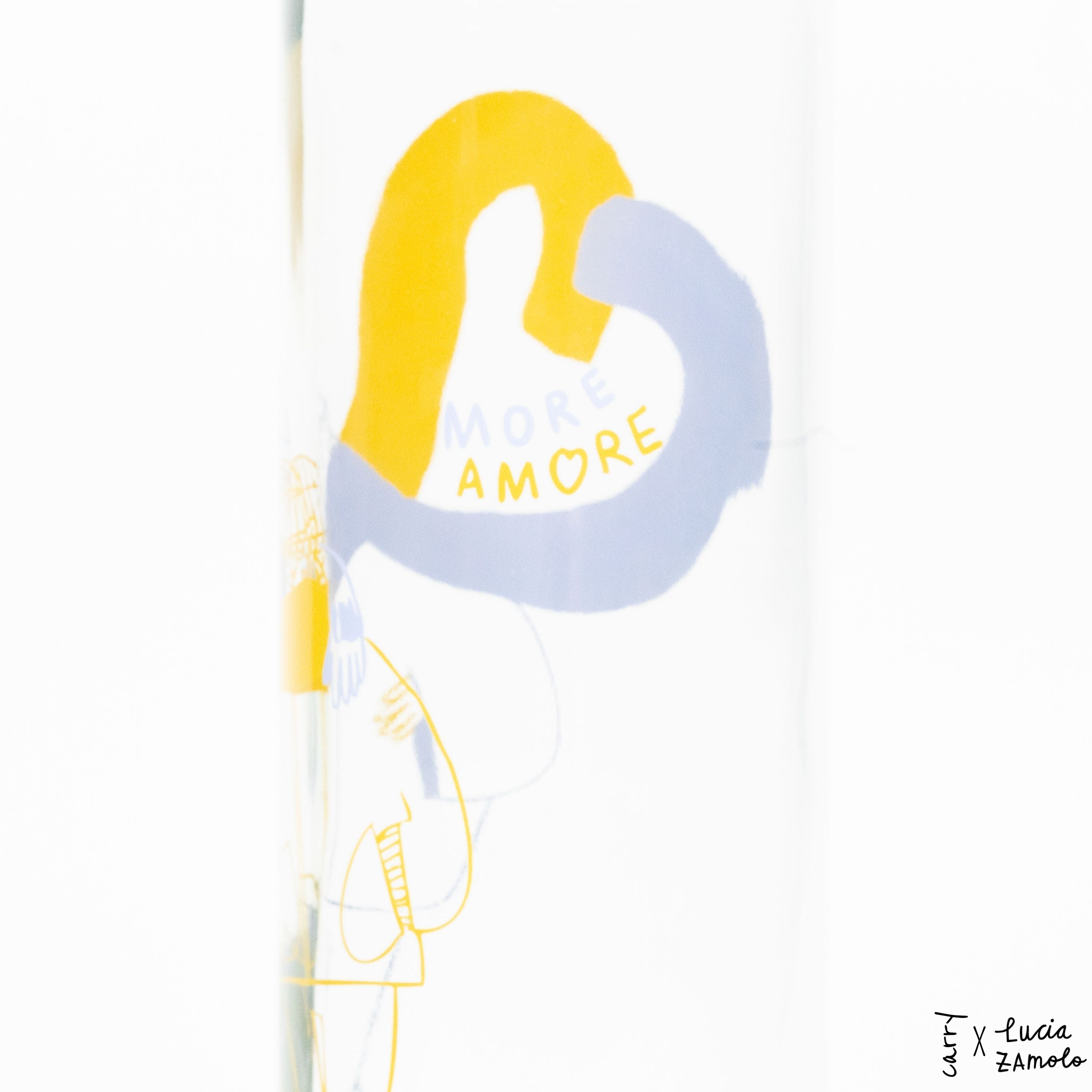 MORE AMORE BLUE 0.7 l glass bottle