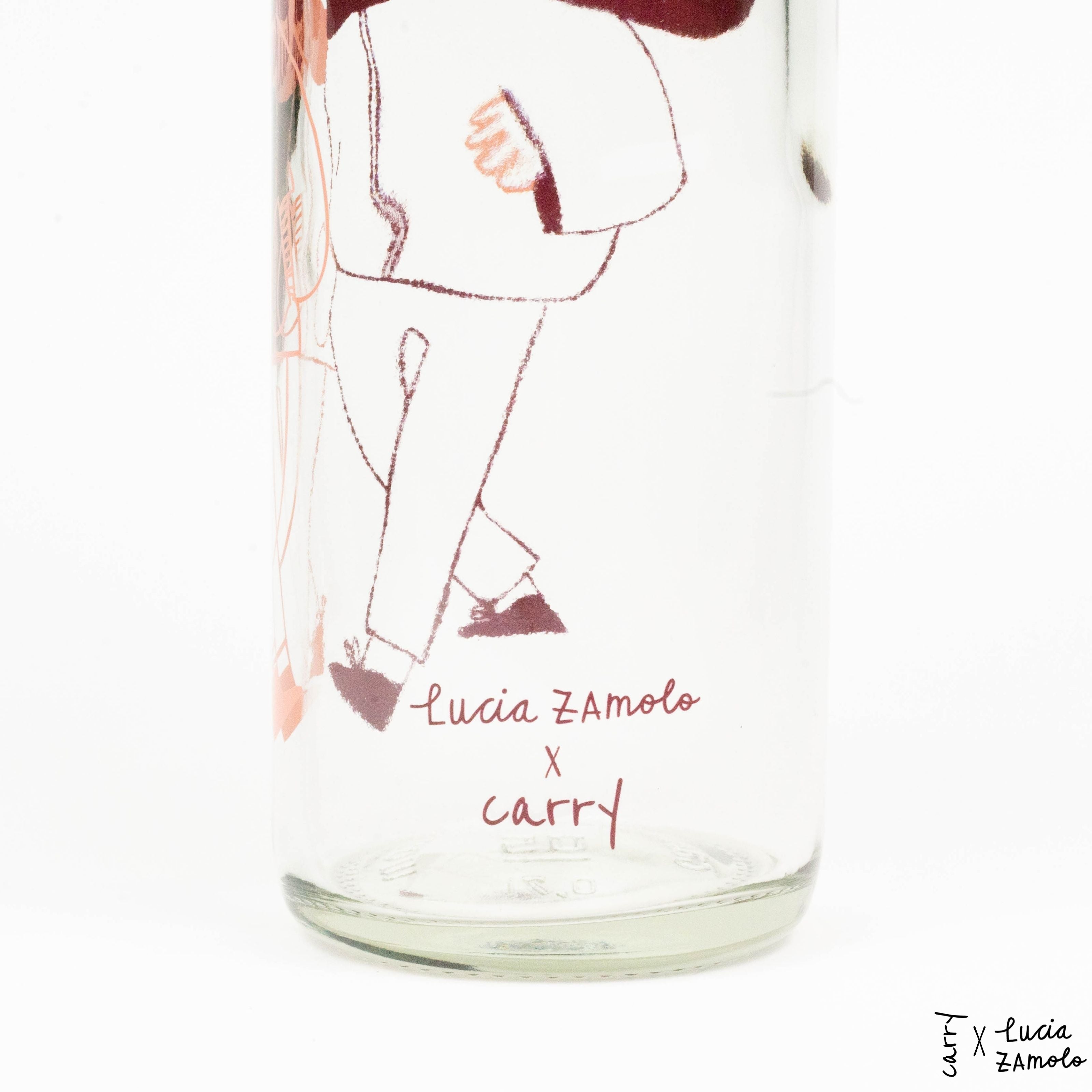 MORE AMORE ROUGE Bouteille en verre de 0,7 l