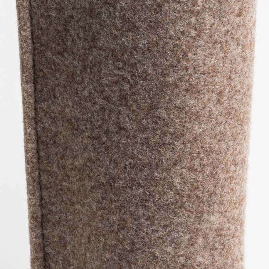 CARRY Schutzhülle 0,7L in natur-farben aus einem Filz aus recycelten PET-Flaschen