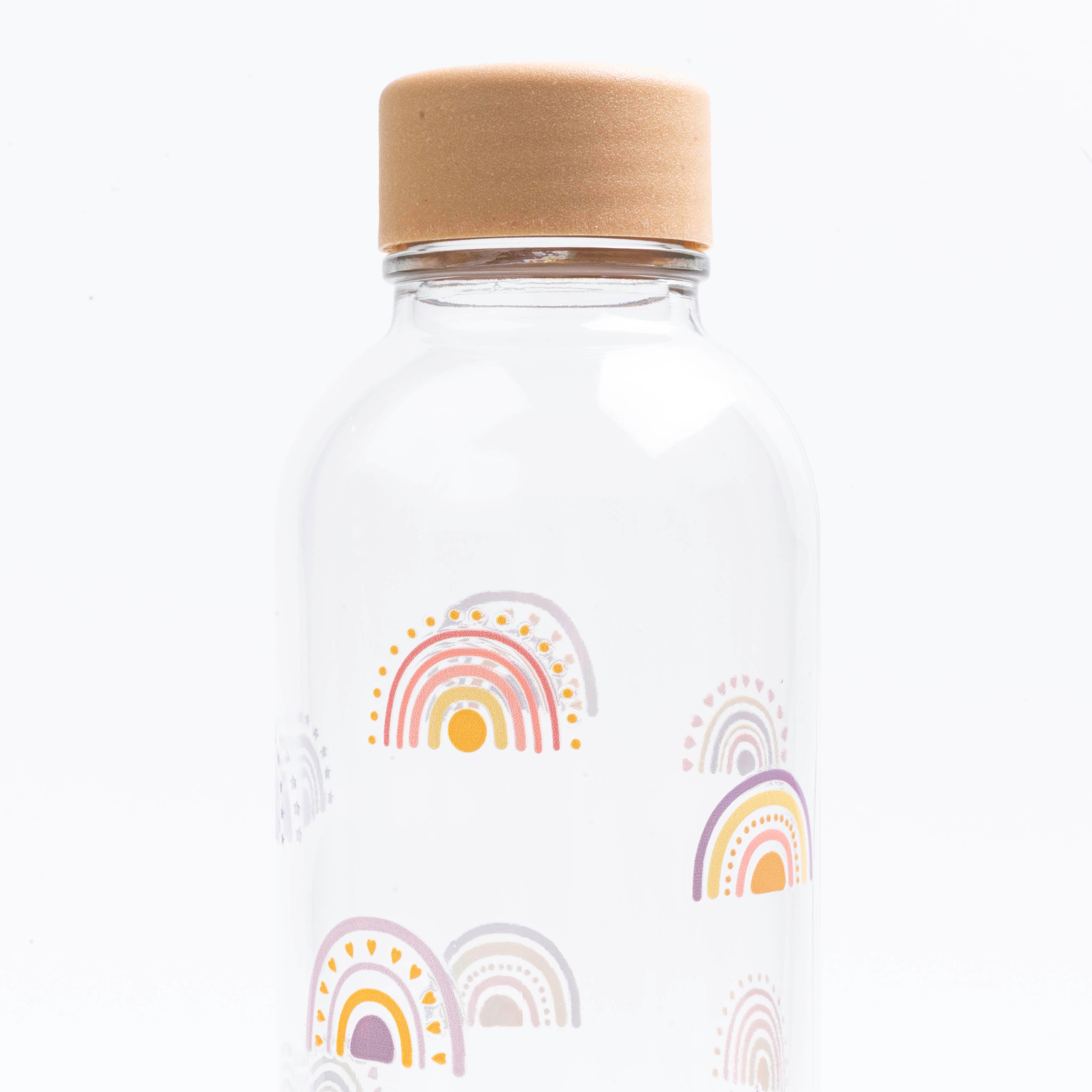 BOHO RAINBOW 0.7L glas drinking bottle