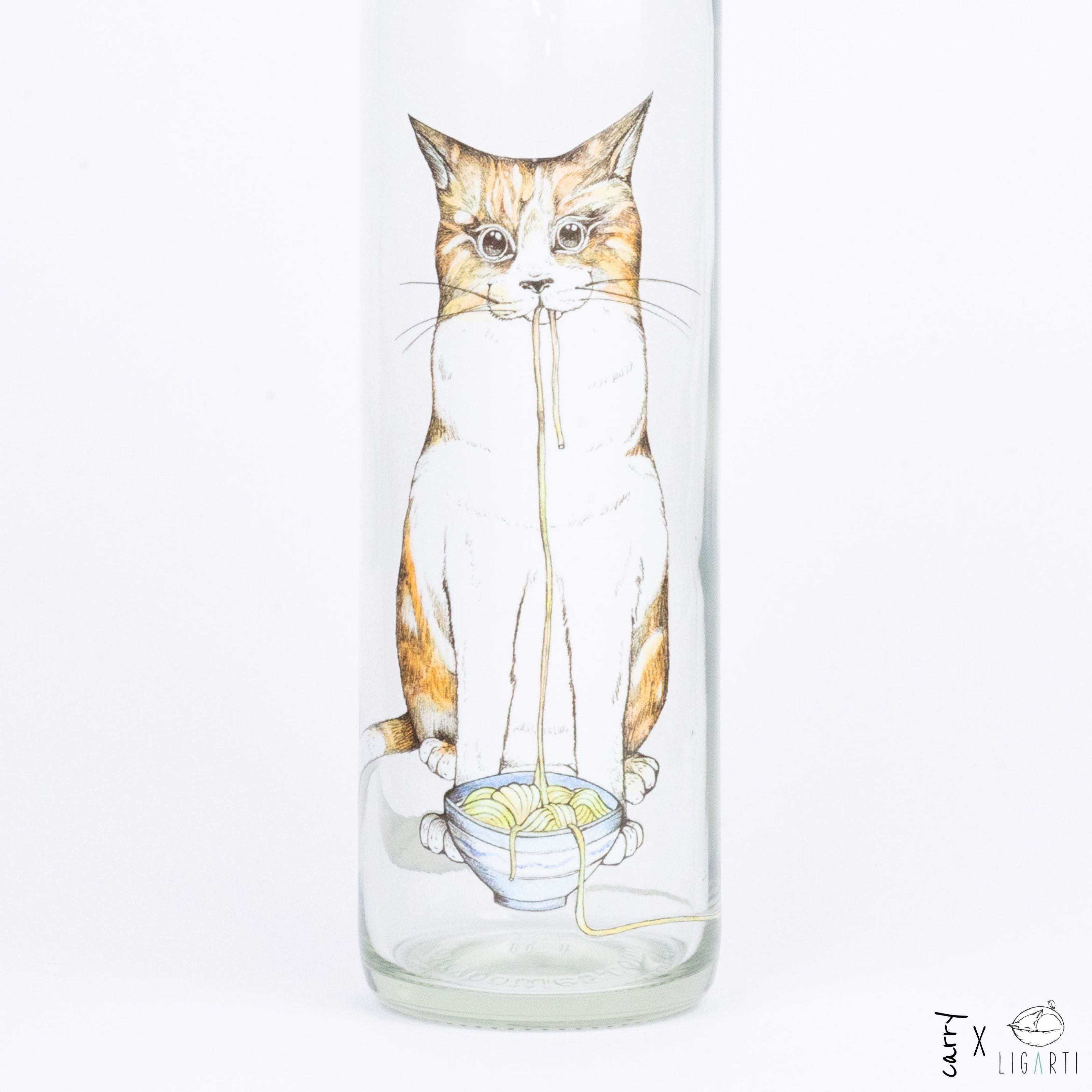 RAMEN CAT 0,7 l Glasflasche