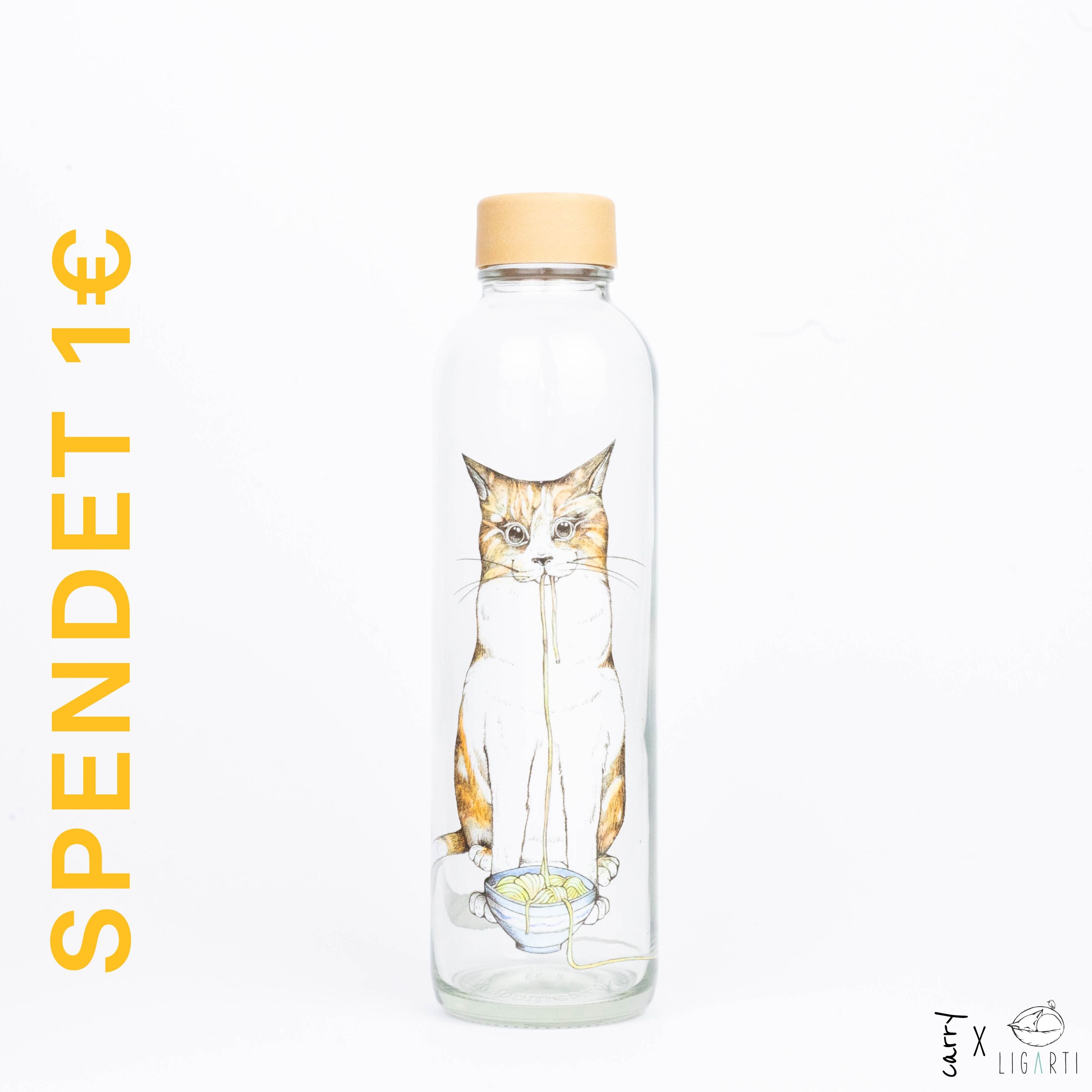 Bouteille en verre RAMEN CHAT 0,7l