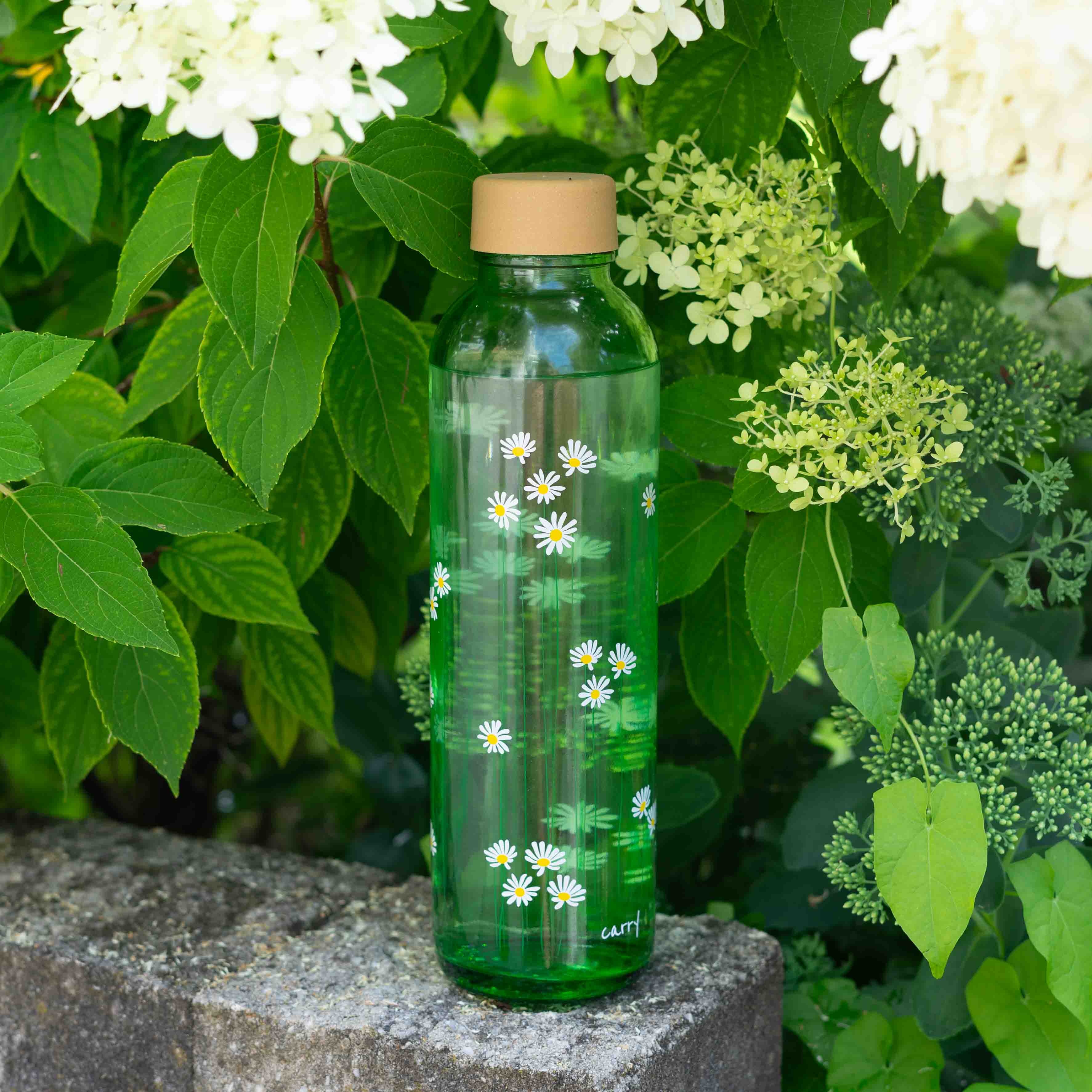 GREEN DAISY 0.7 l glass bottle