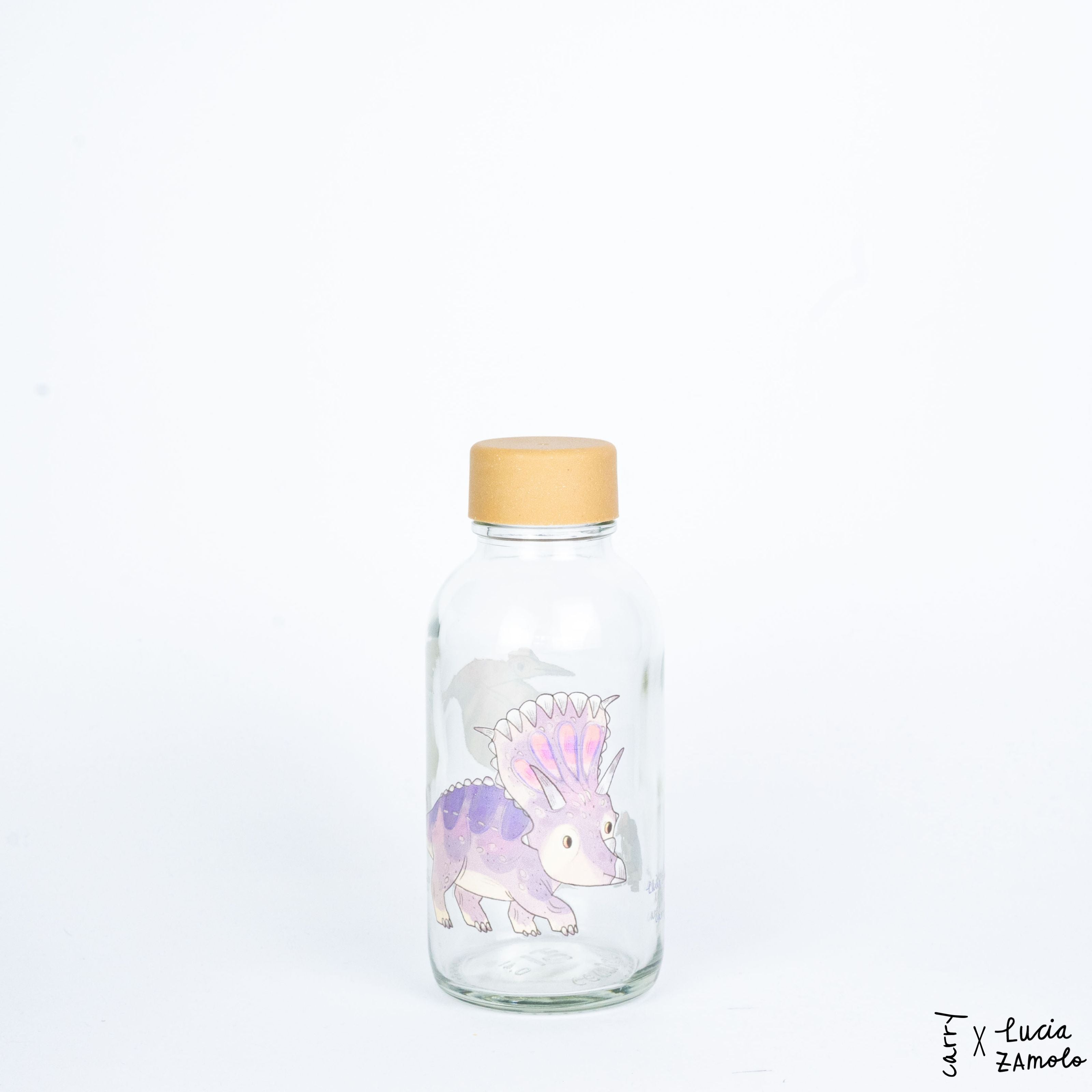 LITTLE DINO 0,4 l Glasflasche