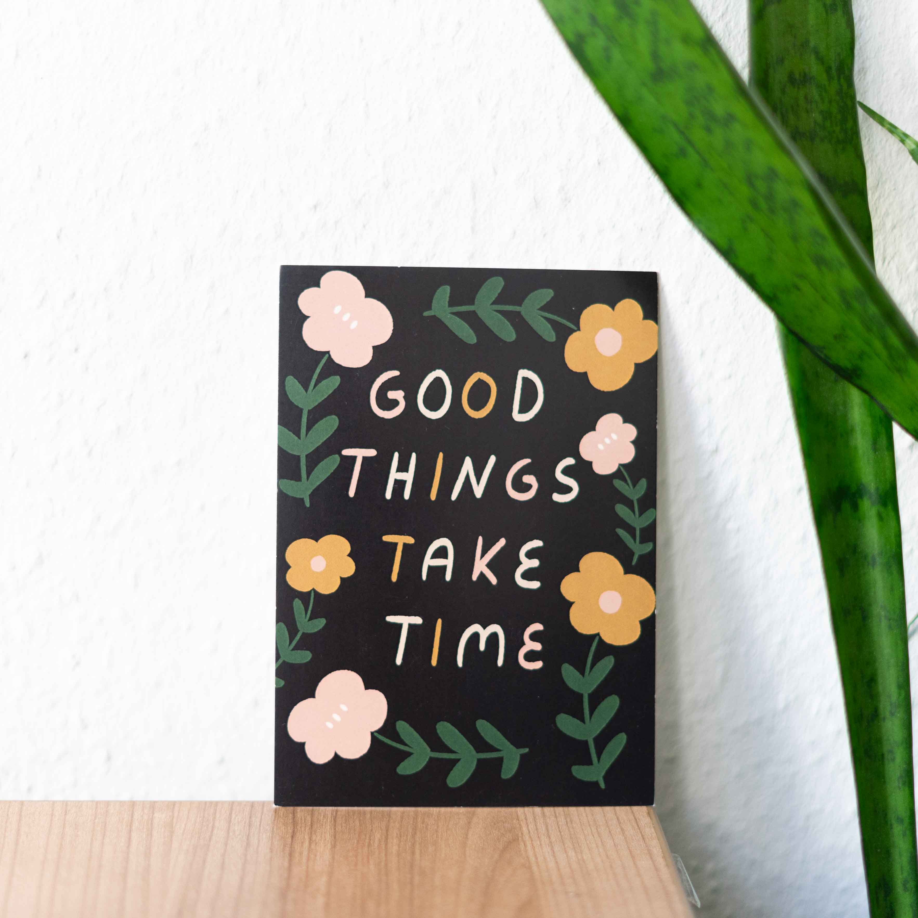 Good Things A6 Postcard