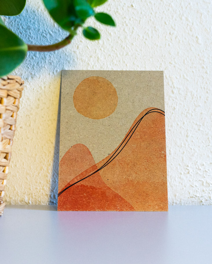Small steps A6 postcard 