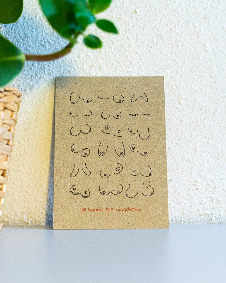 Small steps A6 postcard 
