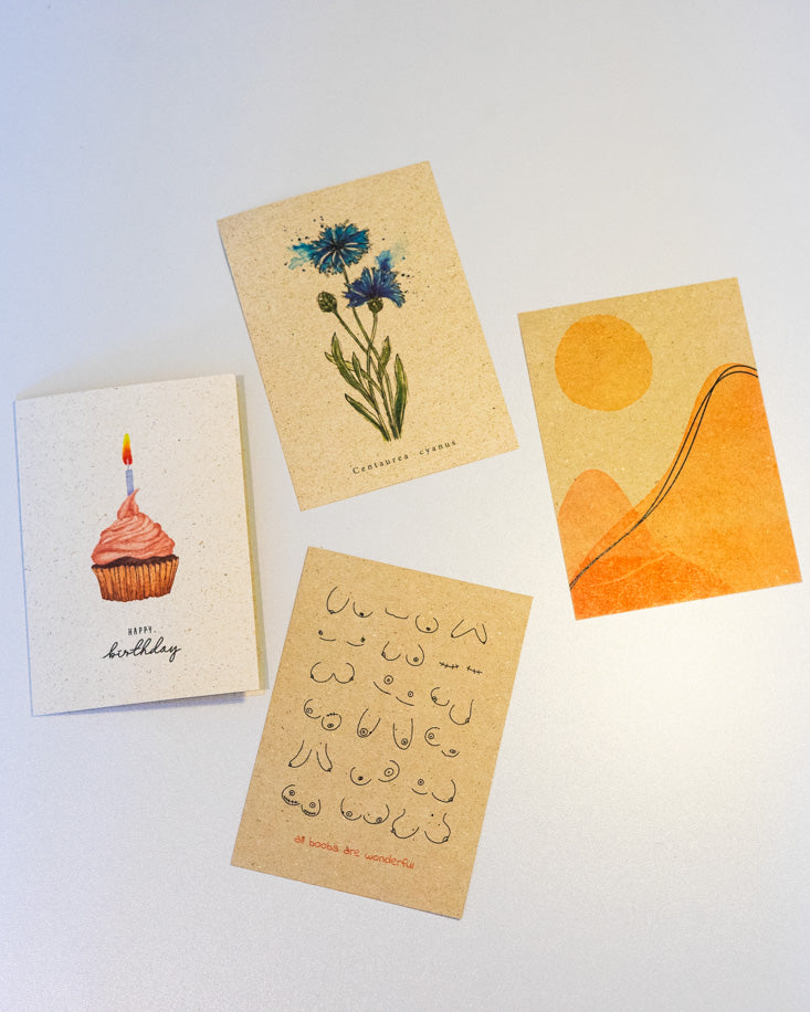 Small steps A6 postcard 