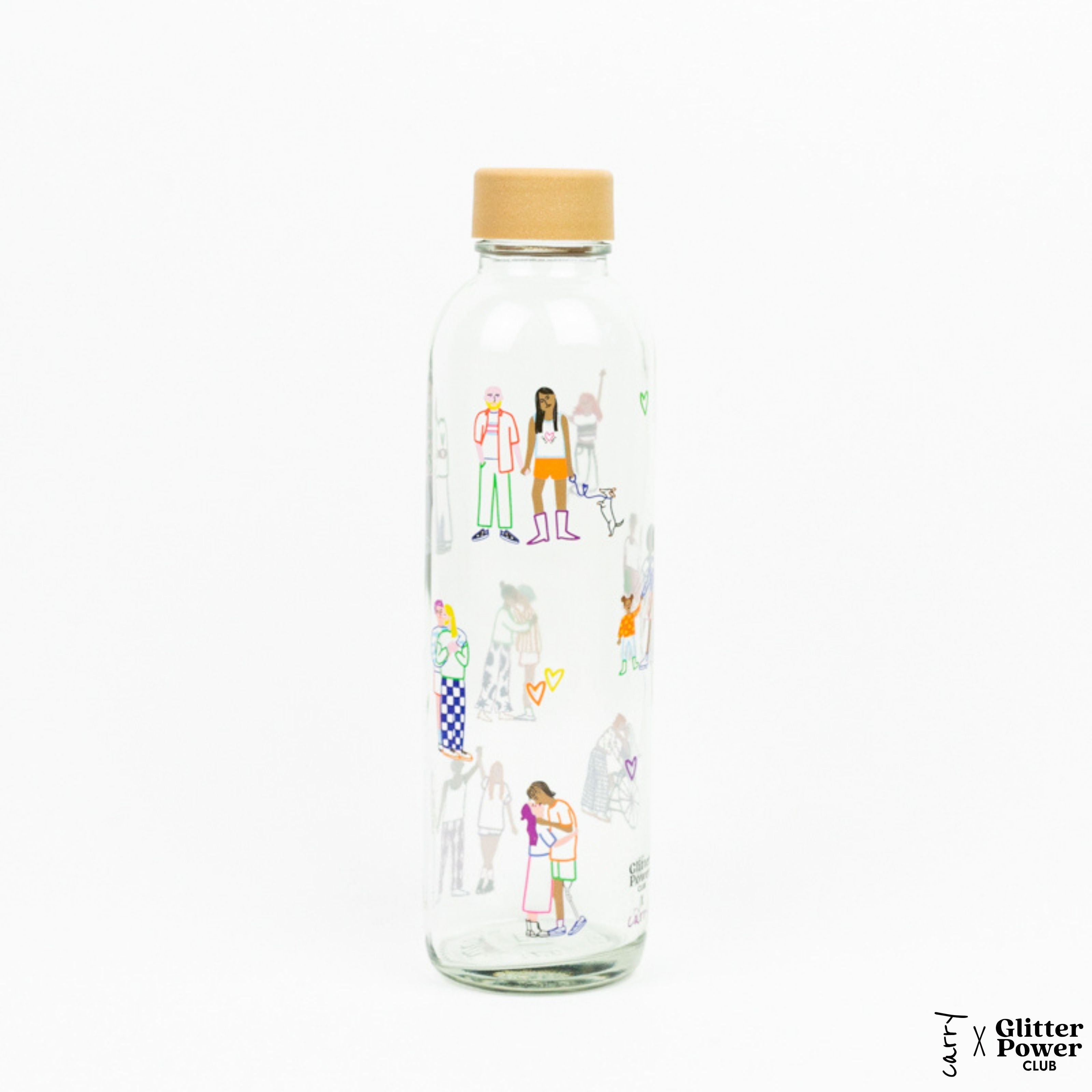 LOVE IS LOVE 0,7 l Glasflasche