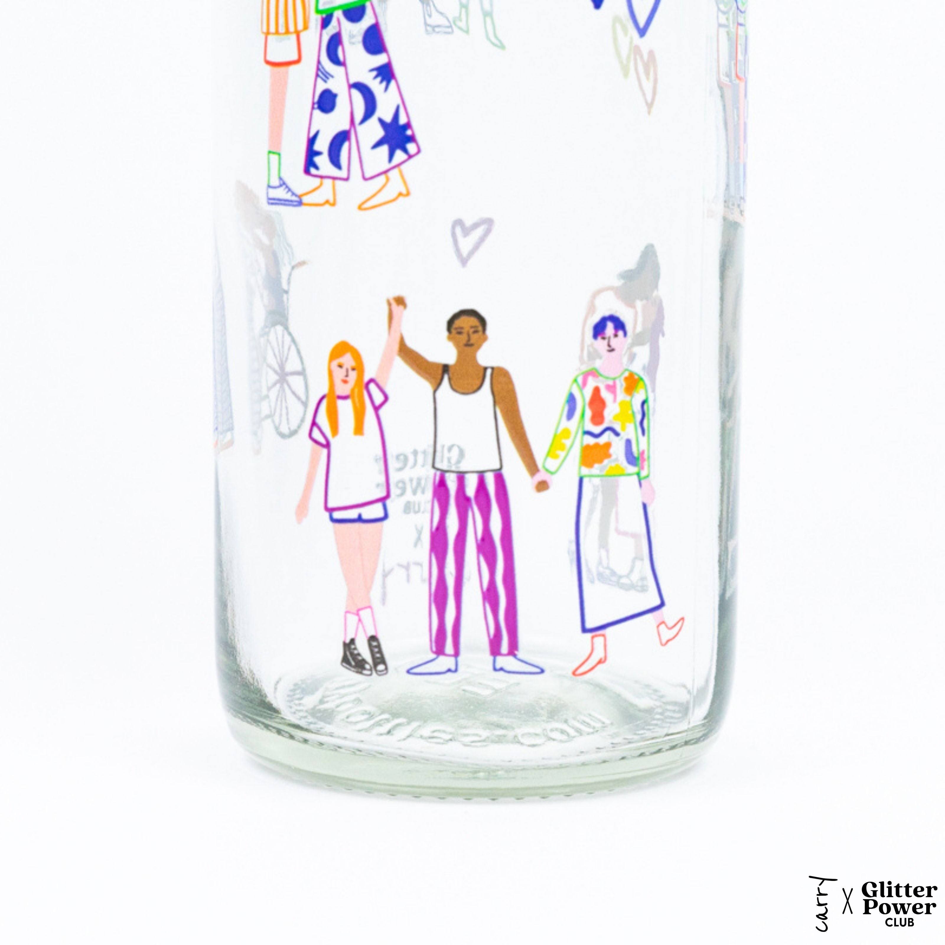 LOVE IS LOVE 0,7 l Glasflasche