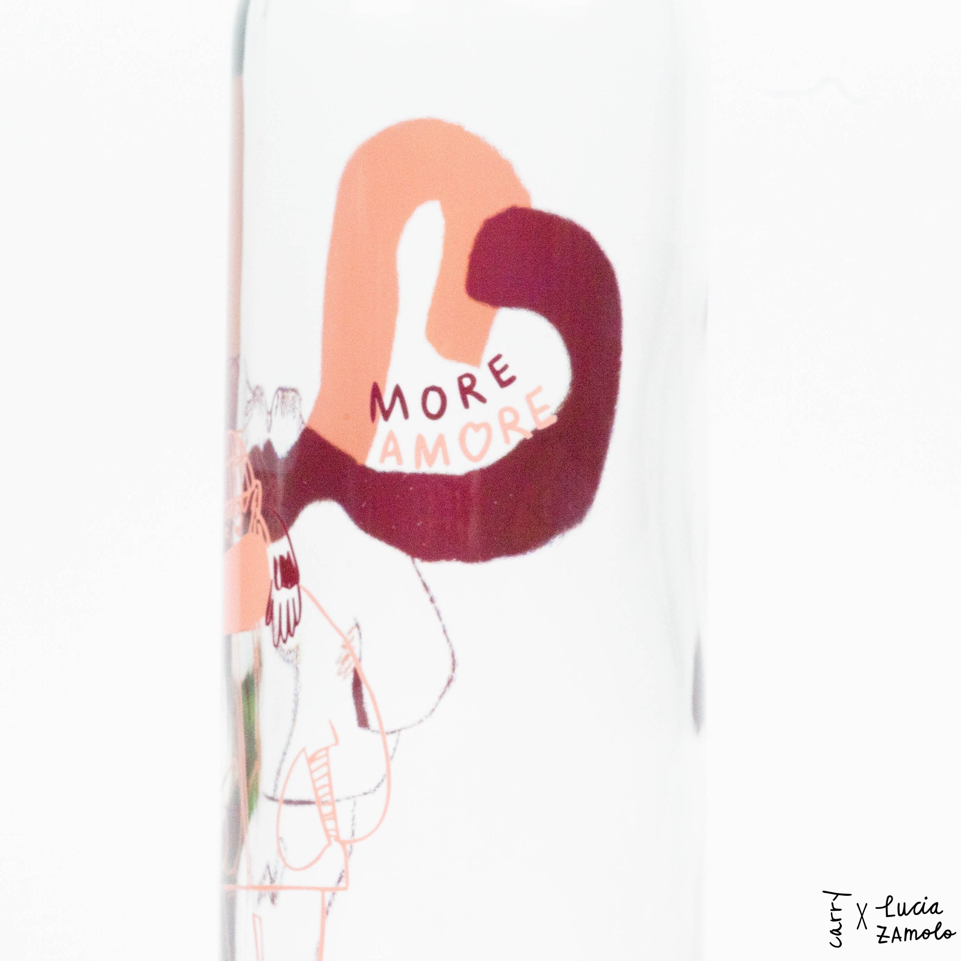 MORE AMORE RED 0,7 l Glasflasche