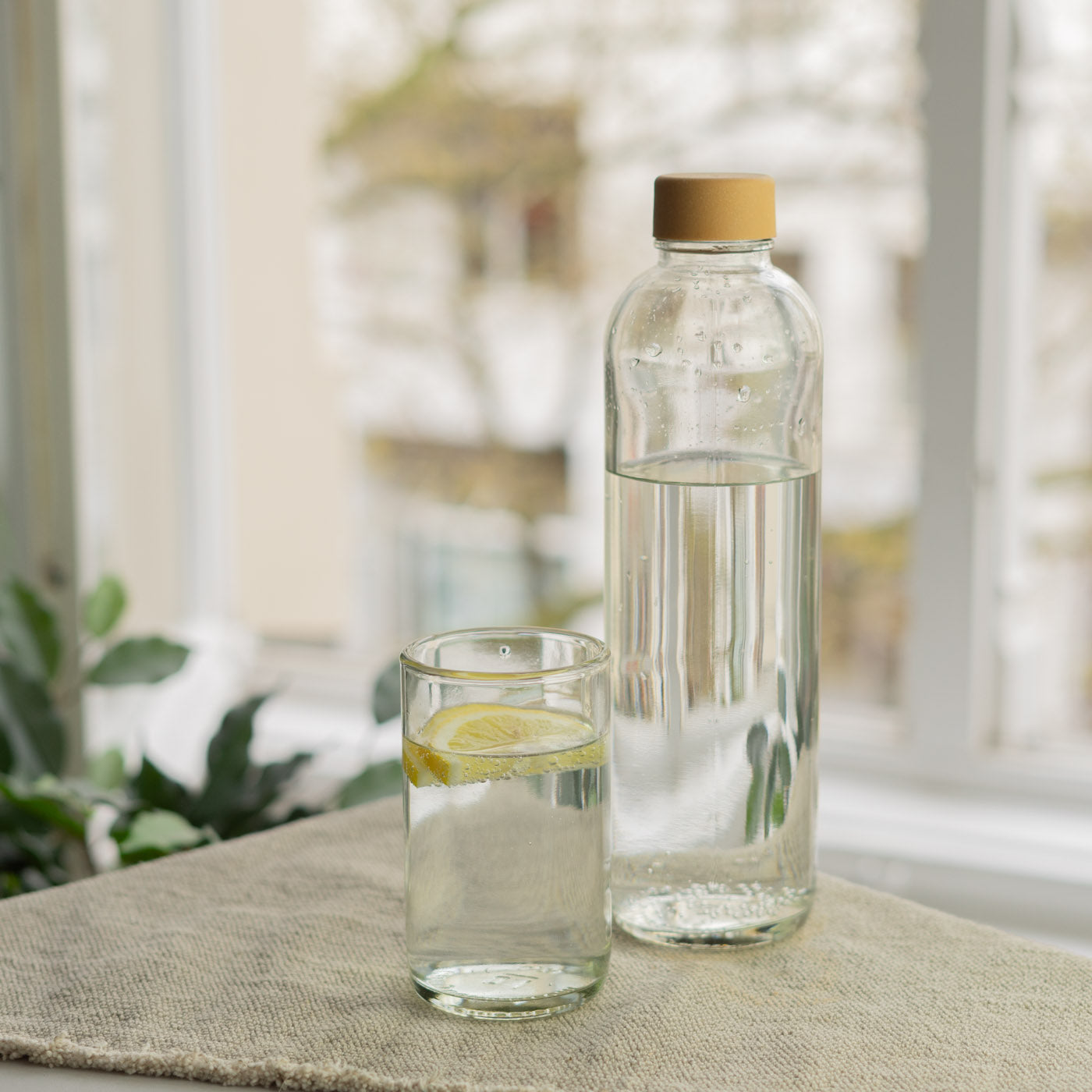 CARRY GLASS 300 ml Trinkglas 2er Set - UPCYCLING