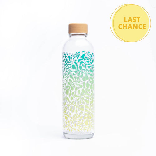 Last Chance Sea Forest CARRY Glasflasche mit Unterwasserwelten Motiv mit Farbverlauf