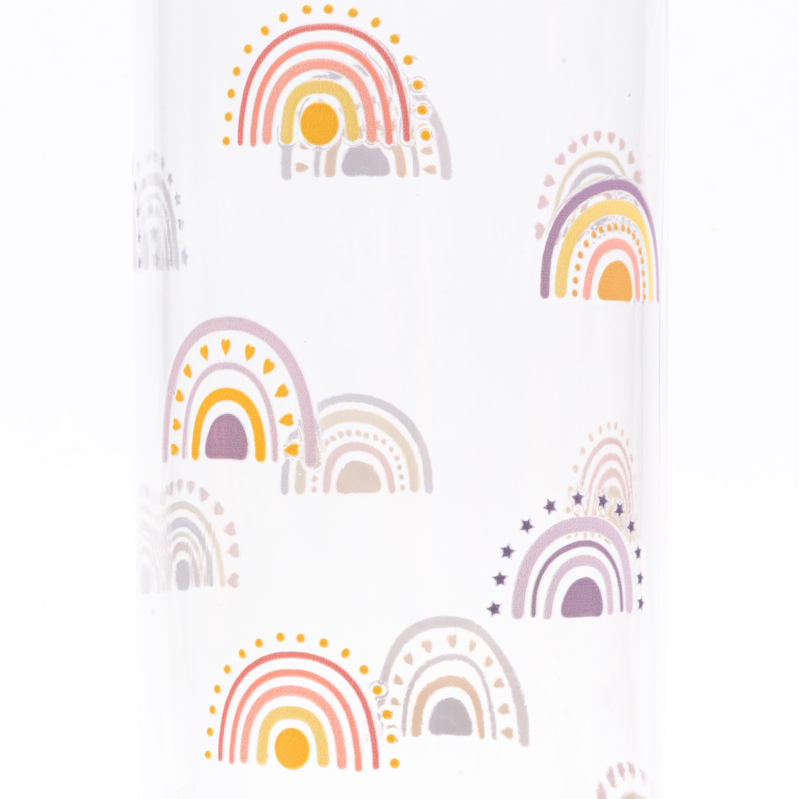 BOHO RAINBOW 0.7L glas drinking bottle