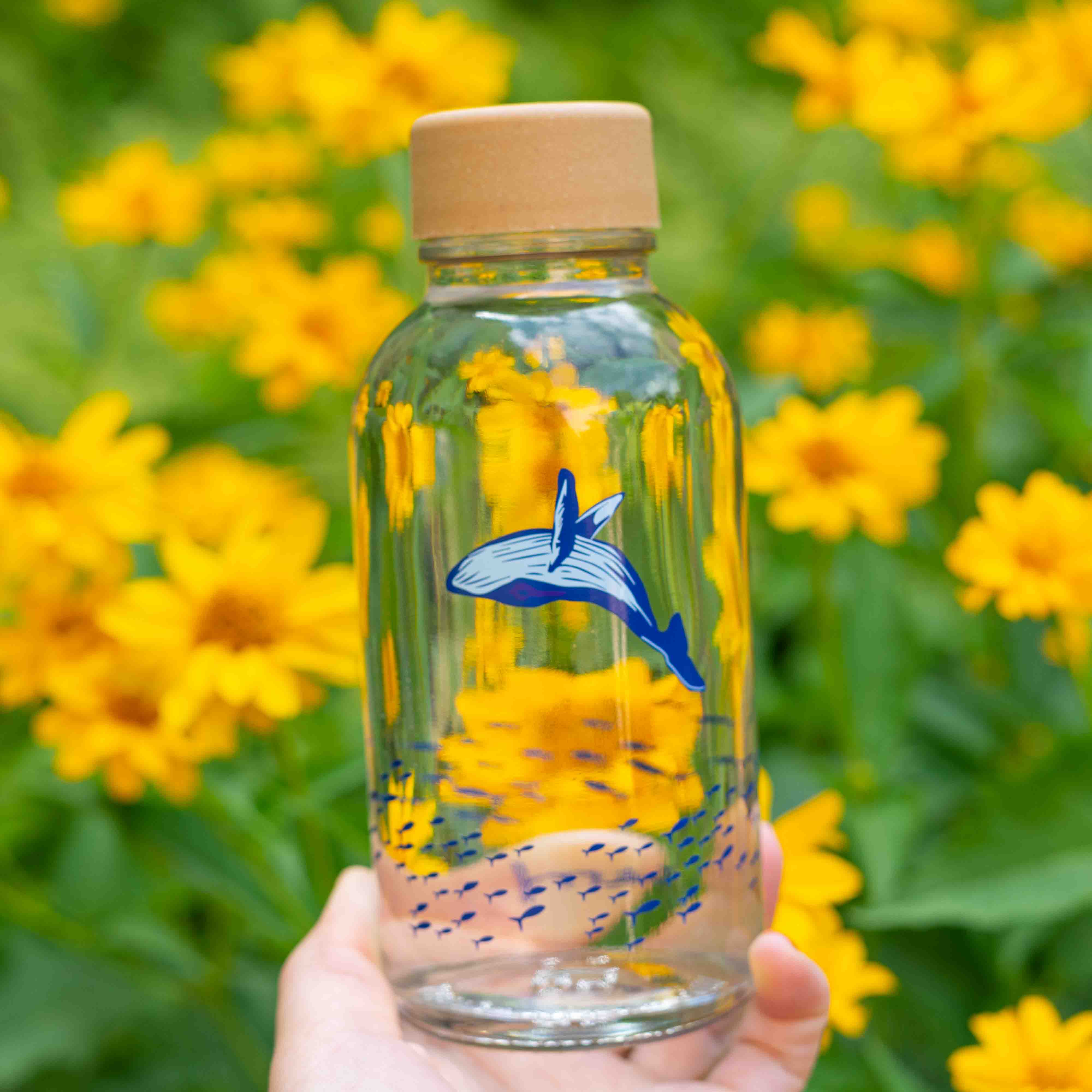 OCEAN LOVER 0.4 L glass bottle