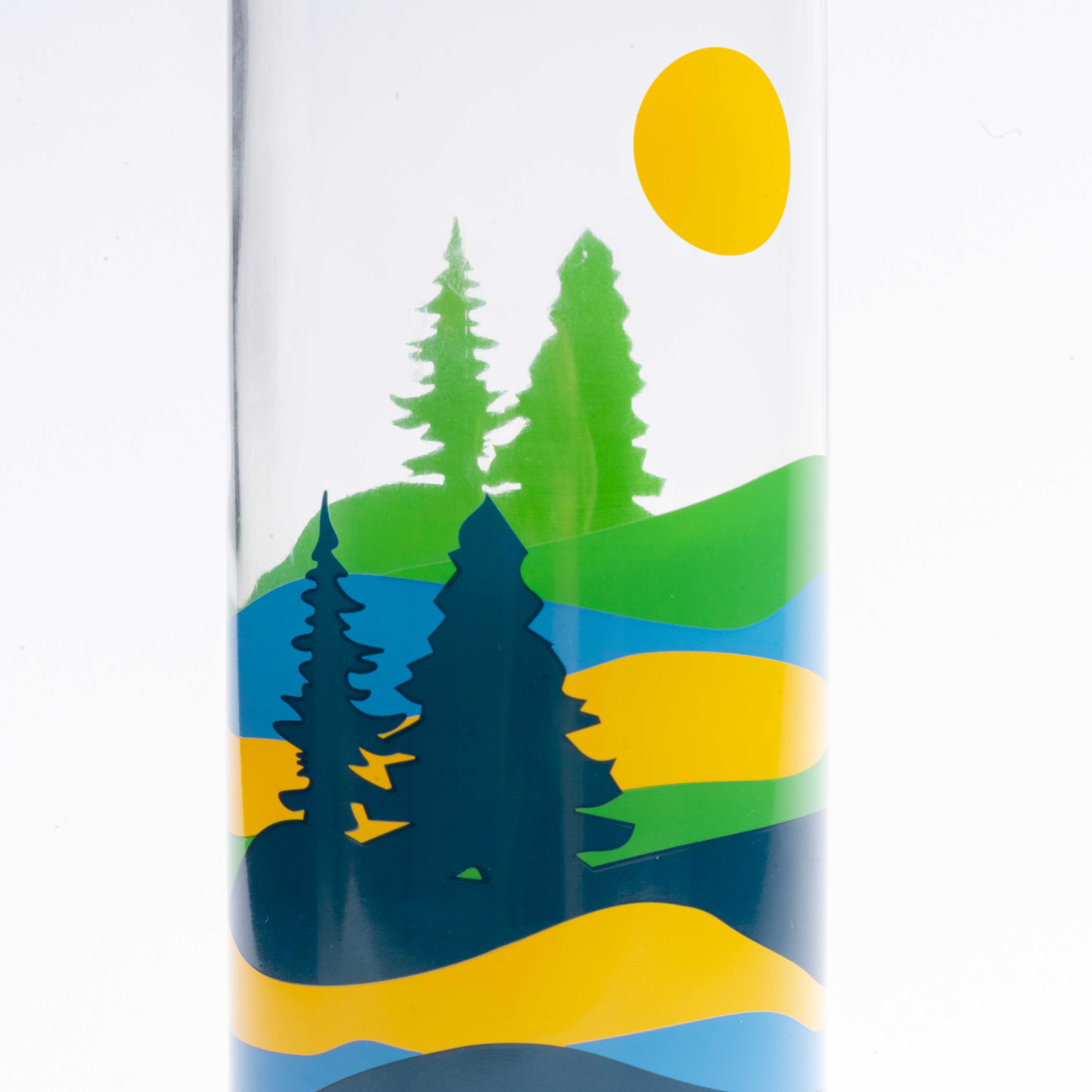FOREST SUNSET 0,7 l Glasflasche - B-WARE