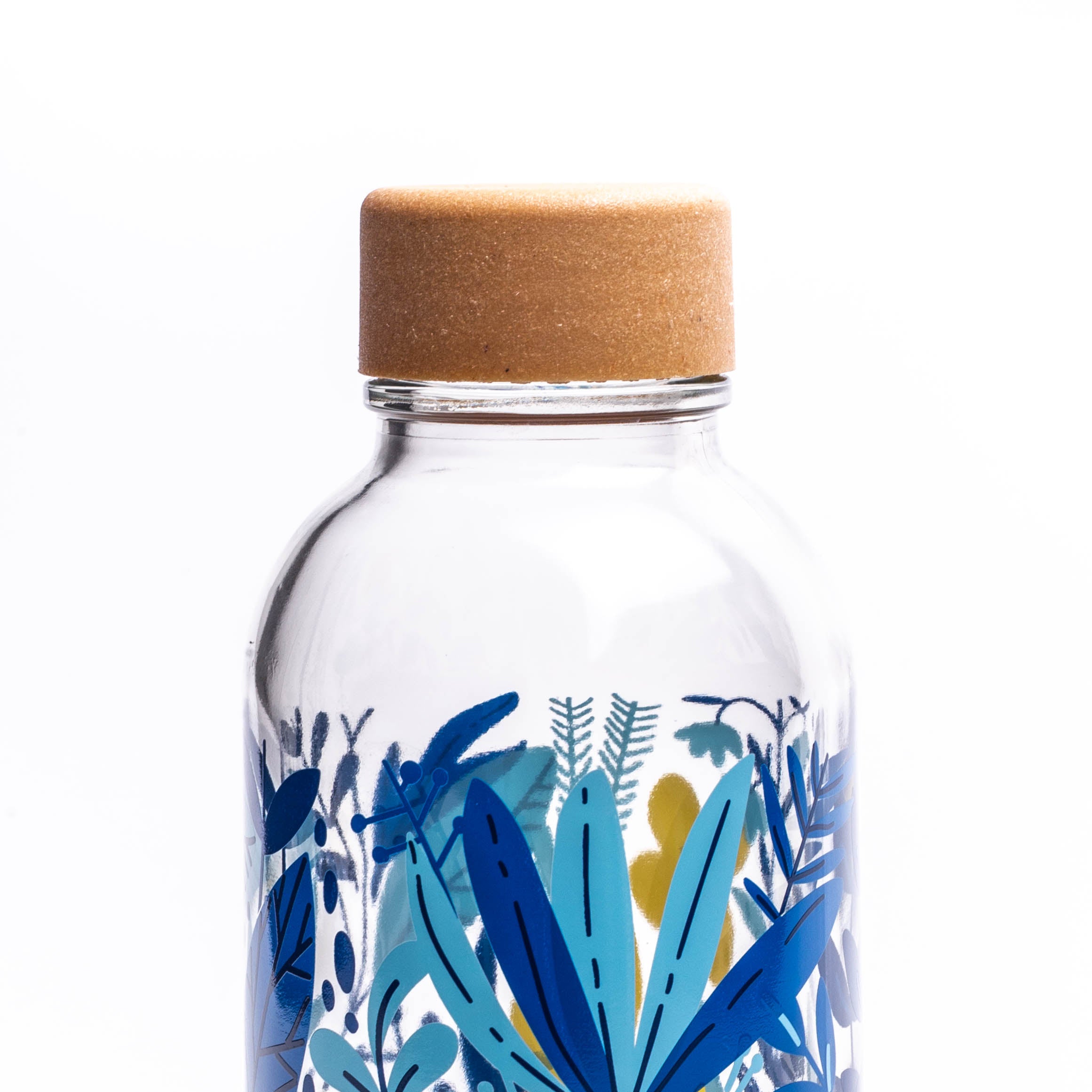 Little Jungle CARRY Trinkflasche aus Glas 0,4L mit nachhaltigem Schraubverschluss