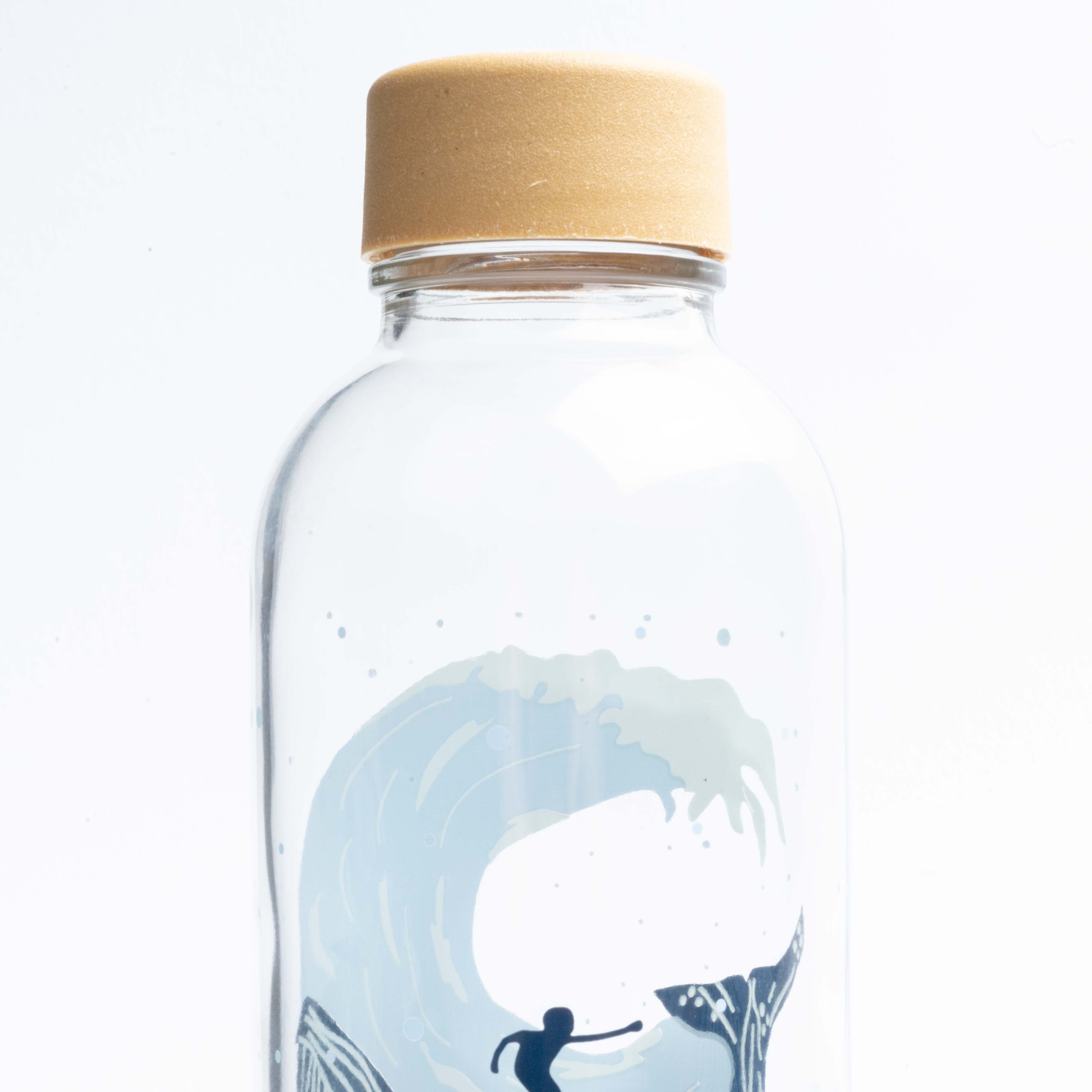 Ocean Surf CARRY Glasflasche mit nachhaltigem Schraubverschluss