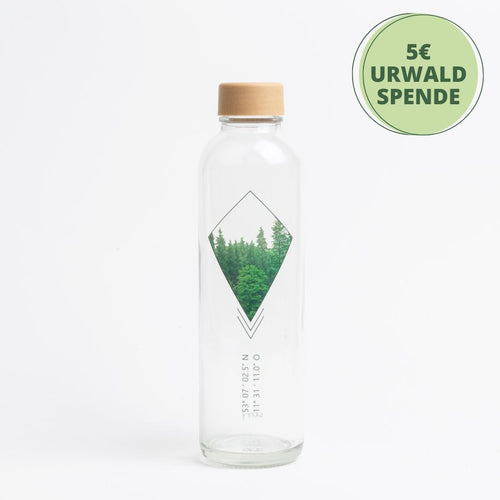 5€ Spende für deutschen Urwald für jede CARRY Trinkflasche Into The Woods